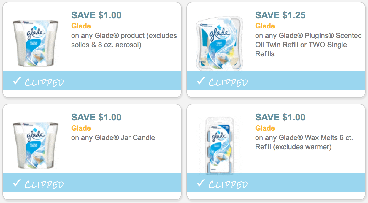 TEN New Glade Coupons = *HOT* Deal at Target