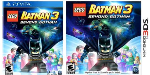 BestBuy.com: LEGO Batman 3 Beyond Gotham for PS Vita or Nintendo 3DS Only $9.99 (Regularly $29.99)