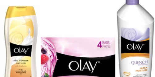 New Olay Body Wash, Bar Soap, & Lotion Coupons