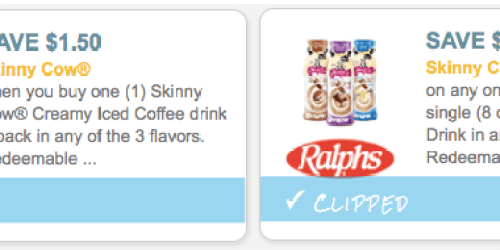High Value $1.50/1 Skinny Cow Iced Coffee Coupons + More = 4-Pack Only $1.37 Each at Target