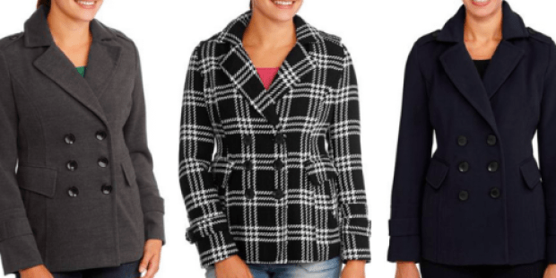 Walmart: Women’s Wool Blend Peacoats $20 Today Only (Regularly $39.95!)