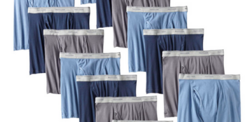 Men’s Fruit of the Loom Boxer Briefs 14-Pack Only $25.49 Shipped (= Just $1.82 Per Pair)