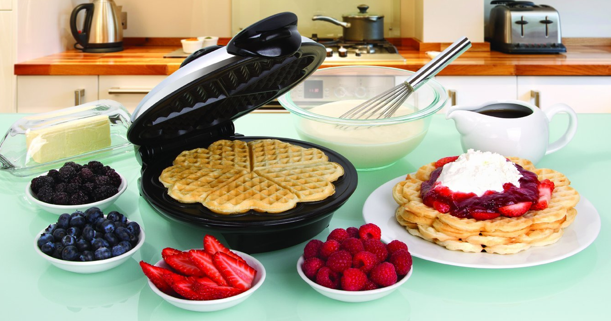 Amazon Heart Shaped Waffle Maker Only 26.99 (Reg. 59.99!) Great