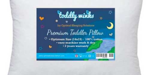 Amazon: Highly Rated Toddly Winks Hypoallergenic Toddler Pillow Only $6.95 (Regularly $29.95)