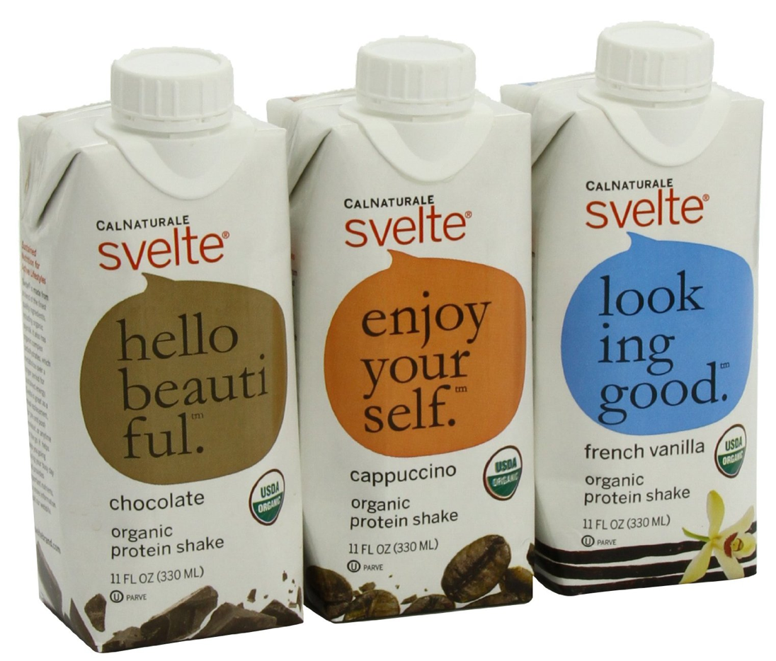 Amazon CalNaturale Svelte Organic GlutenFree Protein Shakes (Pack of 12) Only 22.57 Shipped