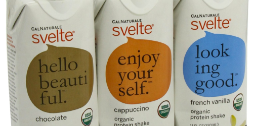 Amazon: CalNaturale Svelte Organic Gluten-Free Protein Shakes (Pack of 12) Only $22.57 Shipped