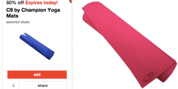 Target: 50% Off C9 by Champion Yoga Mats Cartwheel Offer (Today Only!) + Stackable Store Coupons