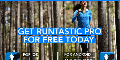 FREE Highly Rated Runtastic PRO iTunes & Android App (Today Only – Regularly $4.99!)