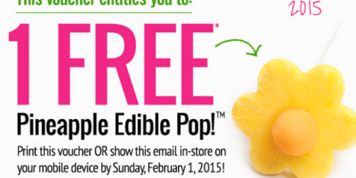 Edible Arrangements: FREE Pineapple Pop