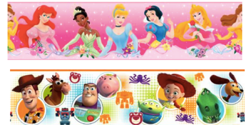 Amazon: Highly Rated Roommates Disney Princess OR Toy Story Peel & Stick Borders as Low as $7