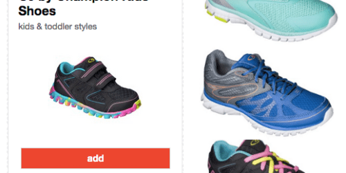 Target: 50% Off Kids’ C9 by Champion Shoes Cartwheel (Today Only!)
