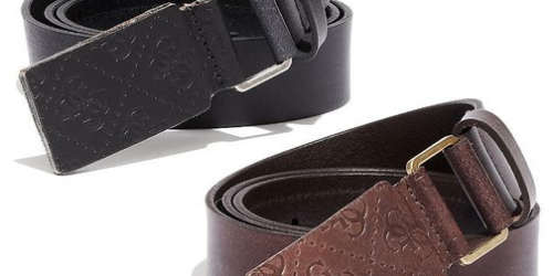 Guess Men’s Signature Leather Belt Only $13.99 Shipped (Regularly $42)