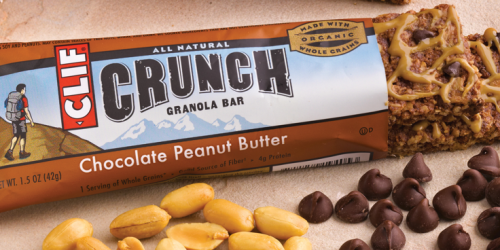Amazon: Clif Crunch Chocolate Peanut Butter Granola Bars Only 24¢ Each Shipped (Great for School Lunches!)