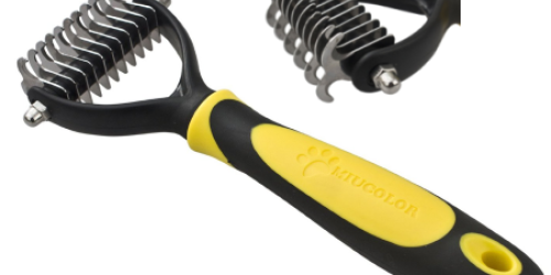 Highly Rated MIU COLOR Professional Pet Grooming Undercoat Rake Comb $6.99 (Available Again!)