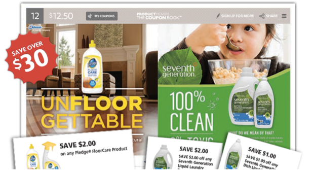 The Coupon Book: Save Over $30 w/ Printable Coupons (Seventh Generation, Pledge &amp; More)