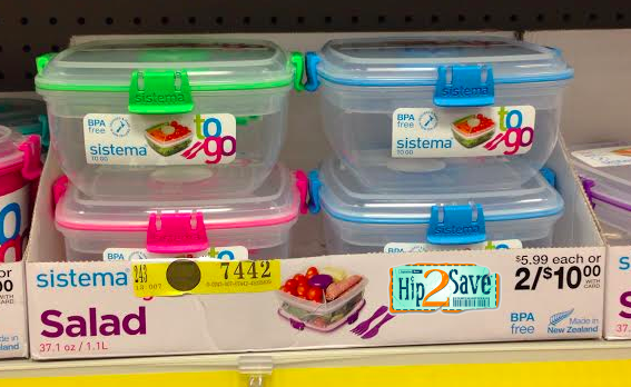 Sistema Small Split Food Storage Container 10 Oz.