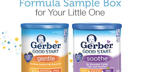 Free Gerber Good Start Gentle Formula AND Soothe Formula – $32.99 Value (Amazon Mom Members Only)