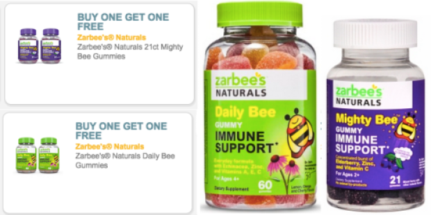 New Buy One Get One FREE Zarbee’s Naturals Daily Bee & Mighty Bee Gummies Coupons