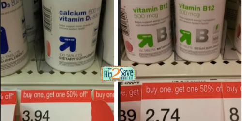 Target: Buy 1 Get 1 50% Off ALL Vitamins = Items as Low as $1.18 Each
