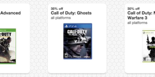 Target Cartwheels: 35% Off Call of Duty Games + 50% Off HP Photo Paper & Reader Clearance Find