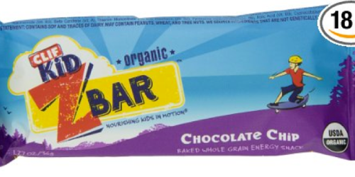 Amazon: Clif Kid Organic Chocolate Chip ZBars 18ct Only $9.97 Shipped (= 55¢ Per Bar)