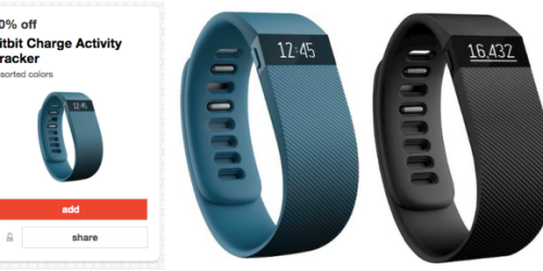 Target Cartwheel: 30% Off Fitbit Charge Activity Tracker = Only $90.99
