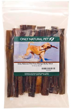 Only Natural Pet Free Range Bully Sticks 10 Count Bag ONLY $8 Shipped 
