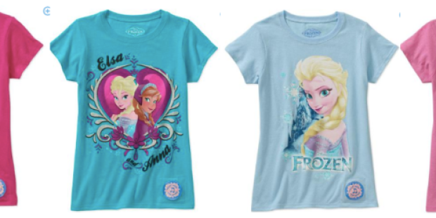 Walmart.com: Girl’s Frozen Tees ONLY $2 (Regularly $10.97)