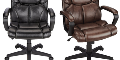 OfficeDepot/OfficeMax: Brenton Studio Briessa Mid-Back Vinyl Chair Only $39.99 (Reg. $129.99!)