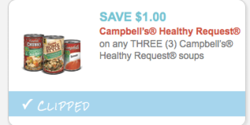 Walgreens: Campbell’s Chunky Healthy Request Soup Only 67¢ Per Can (After Points)