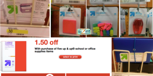 Target: Up & Up School Supplies As Low As 20¢
