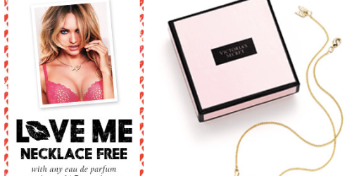 Victoria’s Secret: Free Love Me Necklace Valued at $55 w/ Parfum Purchase (Upcoming V-Day Shopping Event)