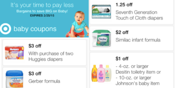 Target: New Baby Mobile Coupons (Save on Huggies, Gerber Formula, Johnson’s Baby & More!)