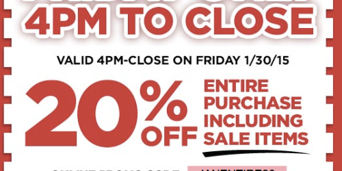 Michaels: Rare 20% Off ENTIRE Purchase Coupon Including Sale Items – Today Only from 4PM-Close