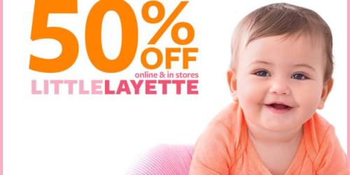 Carters.com: 50% Off Little Layette Collection + Free Shipping = Baby Bodysuits Only $2.21 Shipped