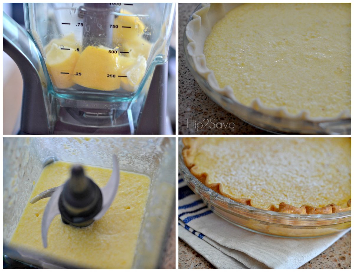 Blender Lemon Pie (Easy 5 Ingredient Dessert) • Hip2Save