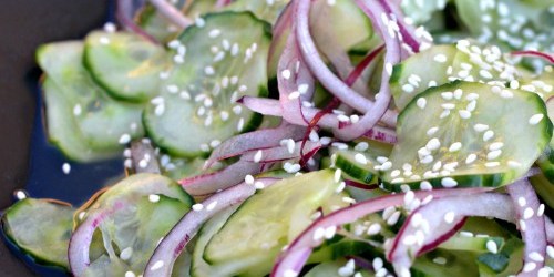 Sesame Cucumber Salad (Easy & Delicious Side Dish)