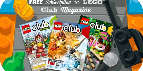 FREE 2-Year Subscription to LEGO Club Magazine