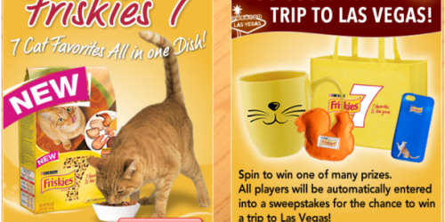 Request a FREE Purina Friskies 7 Cat Food Sample (+ Enter to Win Over 6,100 Cat Prizes + More)