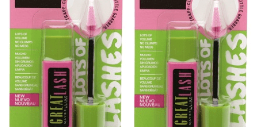 Walgreens: Maybelline Great Lash Mascara Only 34¢