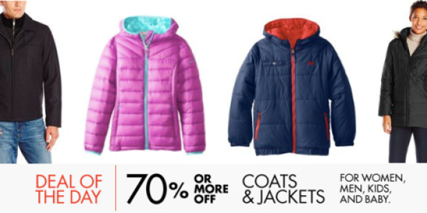 Amazon: 70% or More Off Coats & Jackets for the Family (Prices Start at Just $12.49!)