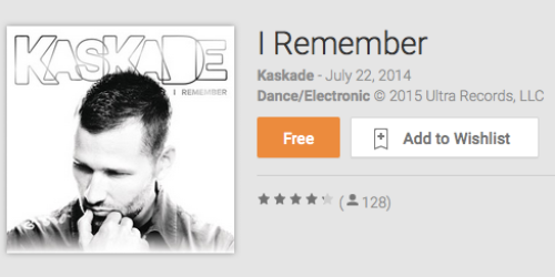 Google Play: FREE Kaskade I Remember MP3 Album Download