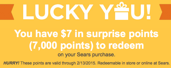 Shop Your Way Rewards Members: Possible FREE Surprise Points (Check ...