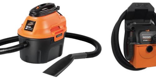 Home Depot: Armor All 2.5-Gallon Wet/Dry Vacuum Only $29.99 + FREE Shipping & More (Today Only!)