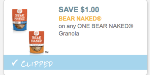 $1/1 Bear Naked Granola Coupon (Reset!) = Only $1.62 Per Bag at Target (Thru 2/14)