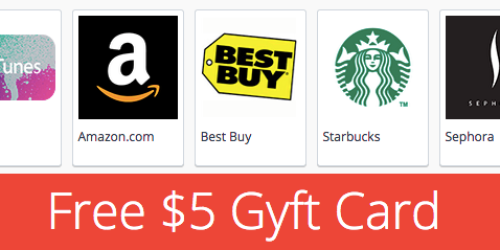 Gyft: $5 Off $15 Gift Card Purchase (New Users) = Save on Amazon, Starbucks, Target, Whole Foods & More