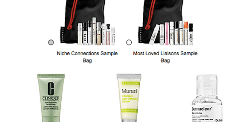 Sephora: Spend $25= 2 FREE Deluxe Size Samples OR FREE Bag w/ Perfume Samples & More