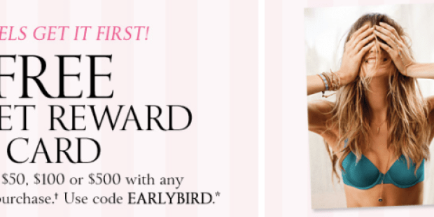 Victoria’s Secret: Secret Reward Cards Back for Angel Card Holders (How to Get Code Without Purchase)