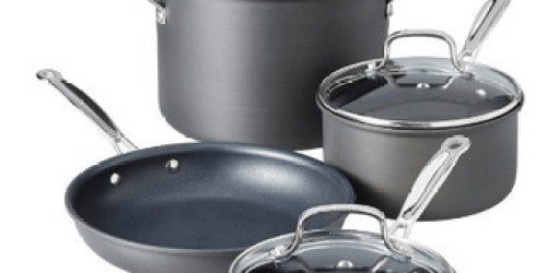 Cuisinart Chef’s Classic Non-Stick Hard Anodized 8-Piece Cookware Set Only $69.95 Shipped (Reg. $300)