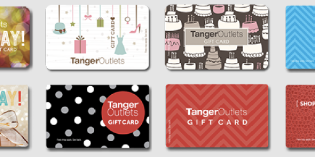 Tanger Outlet: $20 Tanger Gift Card ONLY $10